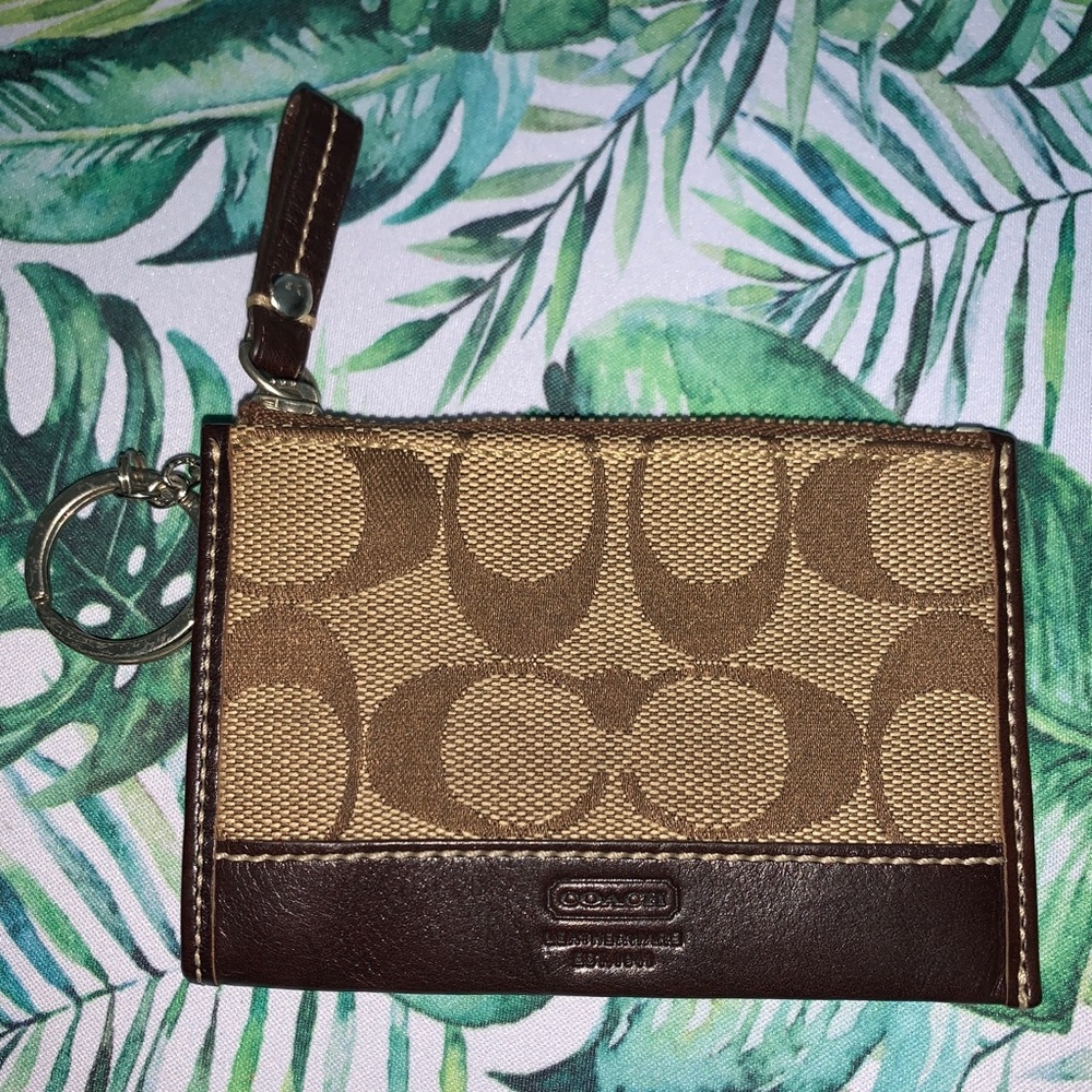 Coach Keychain, and coin purse